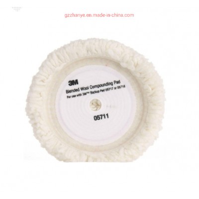 White Color Single Side Soft Wool Pads