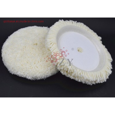 Logo Printed Single Side Wool Polishing Pad