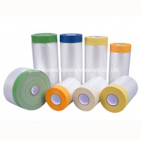 PE Plastic Masking Film for Auto/Car/Boat Painting Masking Film Covering Automotive Tape Film for Spraying